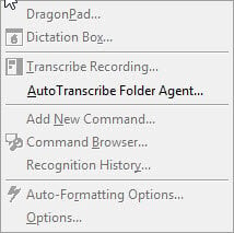 DragonBar Tools menu missing administrative options