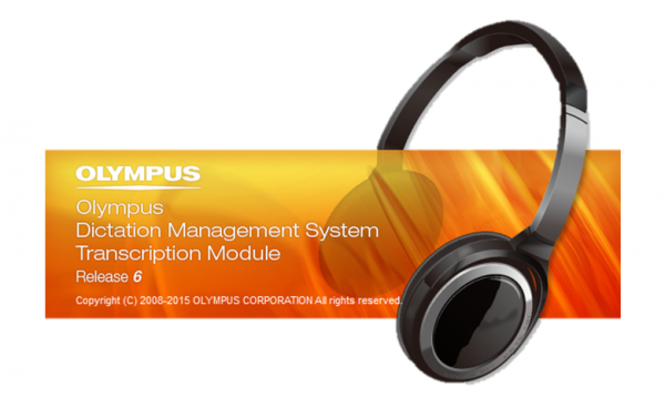 Olympus Dictation Management System - Transcription Module splash screen